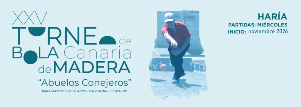 El Servicio Insular de Deportes pospone el inicio del XXV Torneo de Bola Canaria de Madera “Abuelos Conejeros”